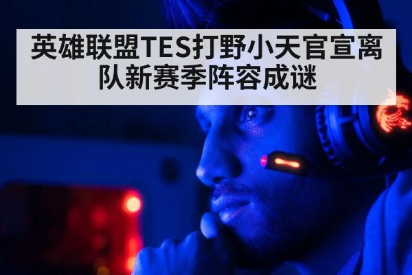 英雄联盟TES打野小天官宣离队新赛季阵容成谜